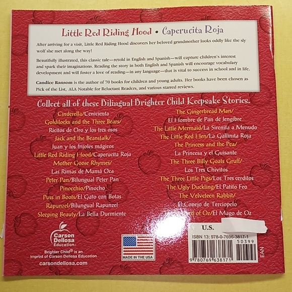 Bilingual Lot of 4 English and Spanish  Storybooks - Picture 3 of 9